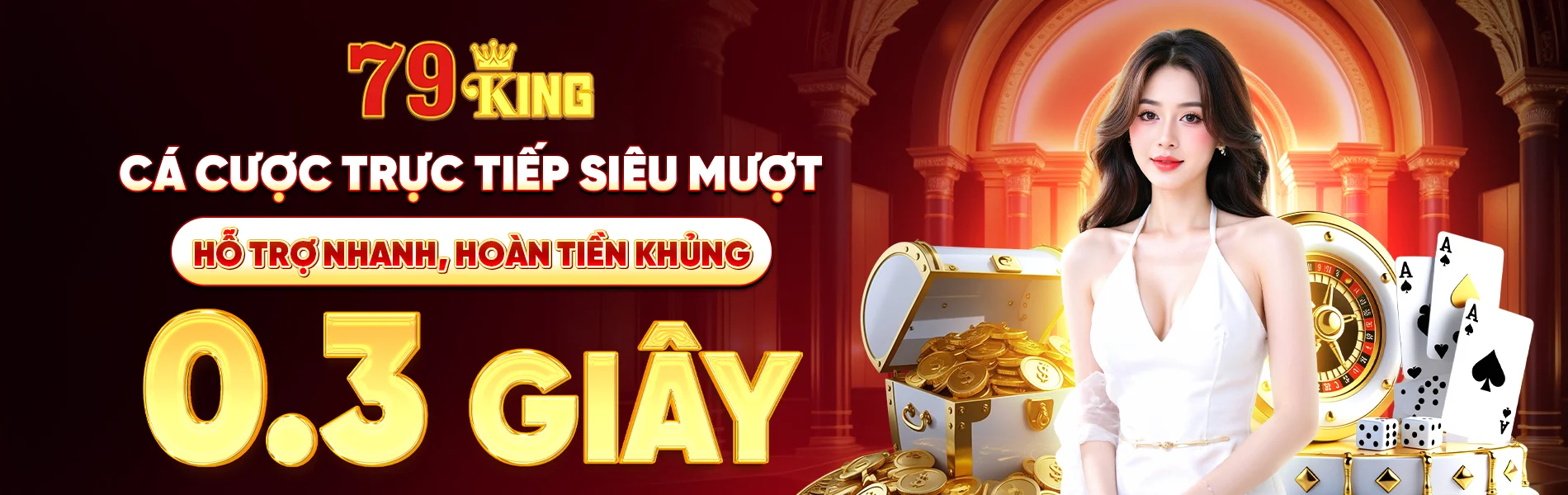 Banner giới thiệu casino đa sảnh 79King